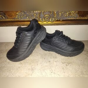 Hoka Bondi Slip Resistant Men's Black Sneakers